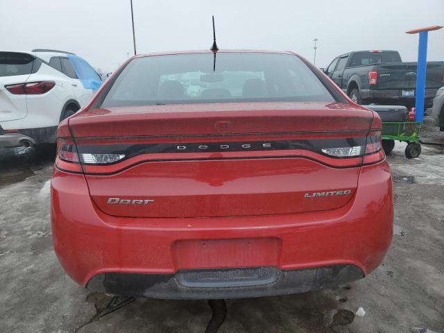 1C3CDFCA8DD176015 - 2013 DODGE DART LIMITED RED photo 6