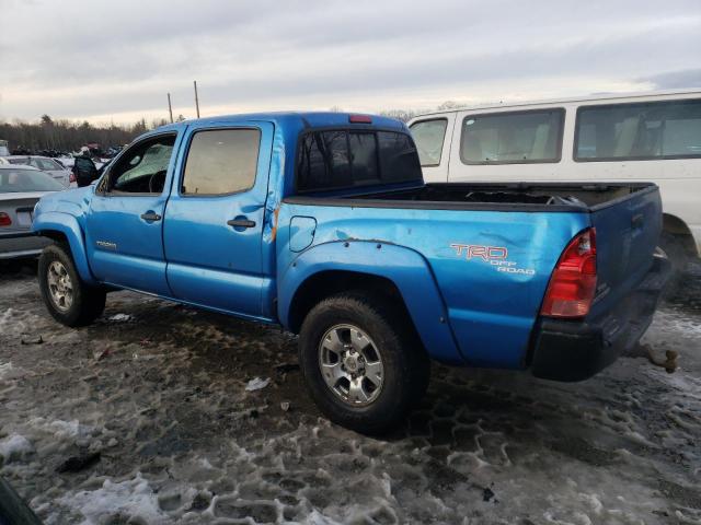 5TELU42N28Z470110 - 2008 TOYOTA TACOMA DOUBLE CAB BLUE photo 2