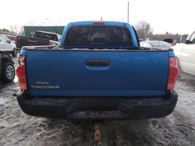 5TELU42N28Z470110 - 2008 TOYOTA TACOMA DOUBLE CAB BLUE photo 6