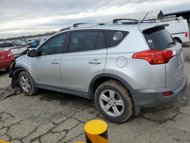 2T3WFREV5DW013250 - 2013 TOYOTA RAV4 XLE SILVER photo 2