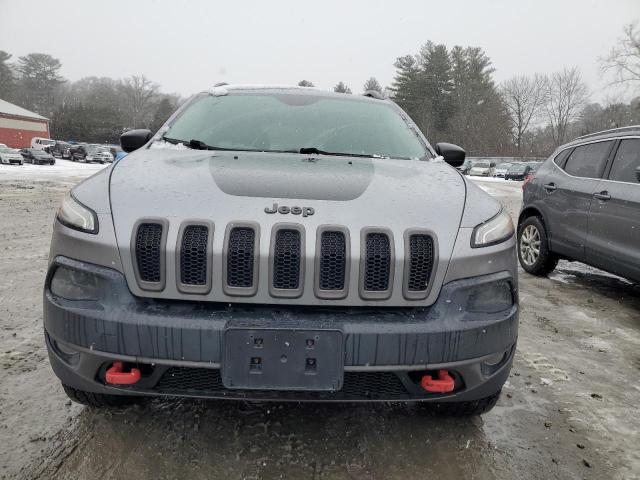 1C4PJMBB6EW109617 - 2014 JEEP CHEROKEE TRAILHAWK SILVER photo 5