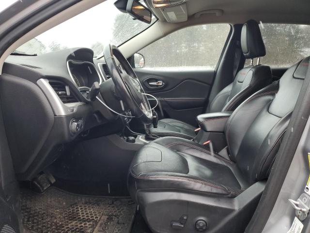 1C4PJMBB6EW109617 - 2014 JEEP CHEROKEE TRAILHAWK SILVER photo 7