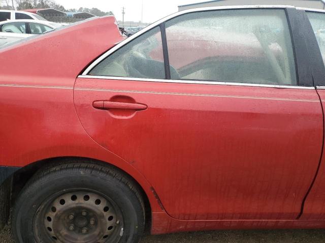4T1BE46K47U106945 - 2007 TOYOTA CAMRY CE RED photo 10