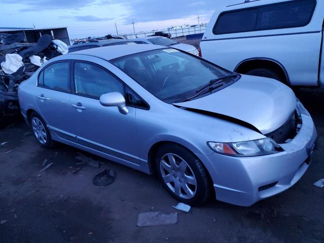 2HGFA1F58BH308257 - 2011 HONDA CIVIC LX SILVER photo 4