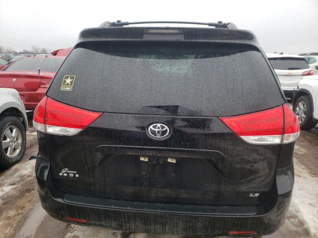 5TDKK3DC4DS400879 - 2013 TOYOTA SIENNA LE BLACK photo 6