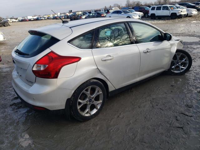 1FADP3N27EL122519 - 2014 FORD FOCUS TITANIUM WHITE photo 3