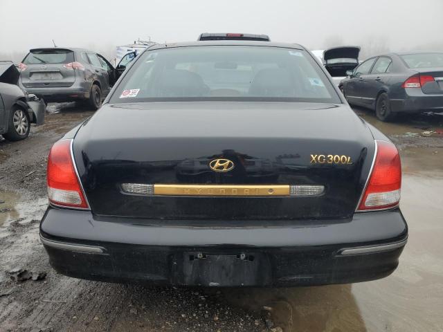 KMHFU45D61A087556 - 2001 HYUNDAI XG 300 BLACK photo 6