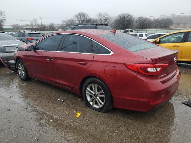 5NPE24AF1GH374981 - 2016 HYUNDAI SONATA SE RED photo 2