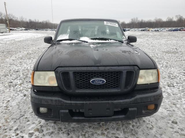 1FTYR10U14TA02670 - 2004 FORD RANGER BLACK photo 5