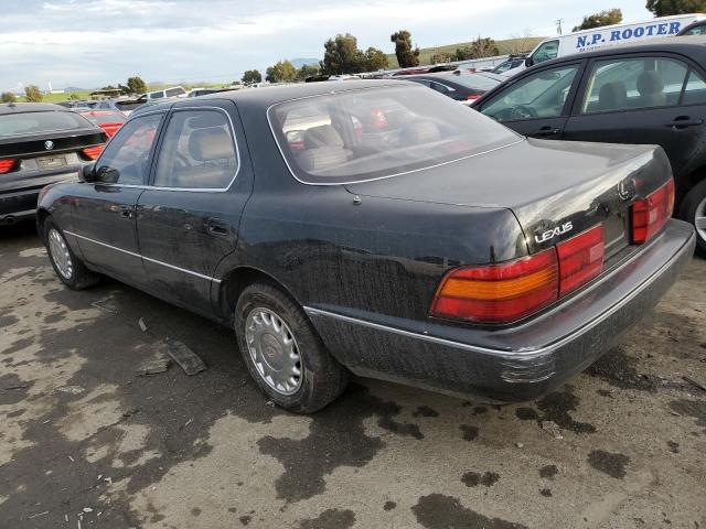 JT8UF11E0N0112934 - 1992 LEXUS LS 400 BLACK photo 2