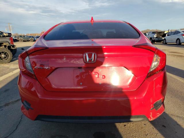 2HGFC2F76JH556894 - 2018 HONDA CIVIC EX RED photo 6