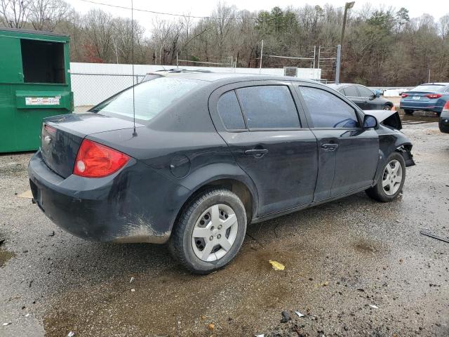 1G1AK58F587315893 - 2008 CHEVROLET COBALT LS BLACK photo 3