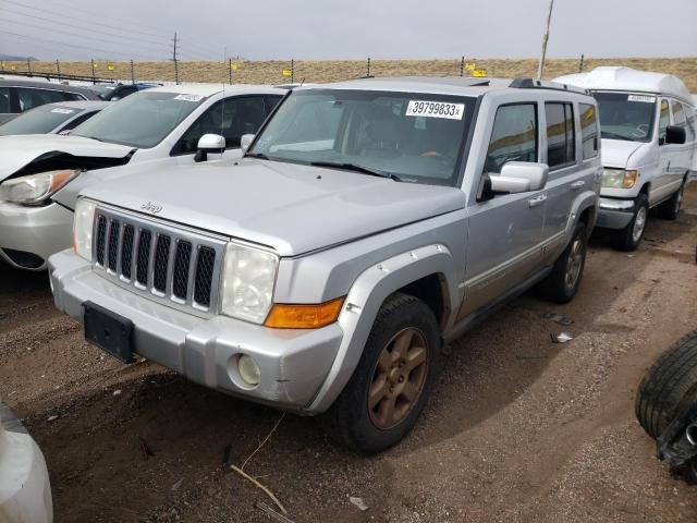 1J8HH68217C563175 - 2007 JEEP COMMANDER OVERLAND SILVER photo 1