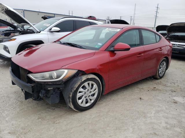 5NPD74LF3HH092417 - 2017 HYUNDAI ELANTRA SE RED photo 1