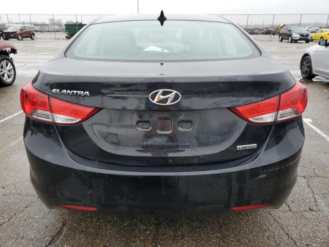 5NPDH4AE5CH095559 - 2012 HYUNDAI ELANTRA GLS BLACK photo 6