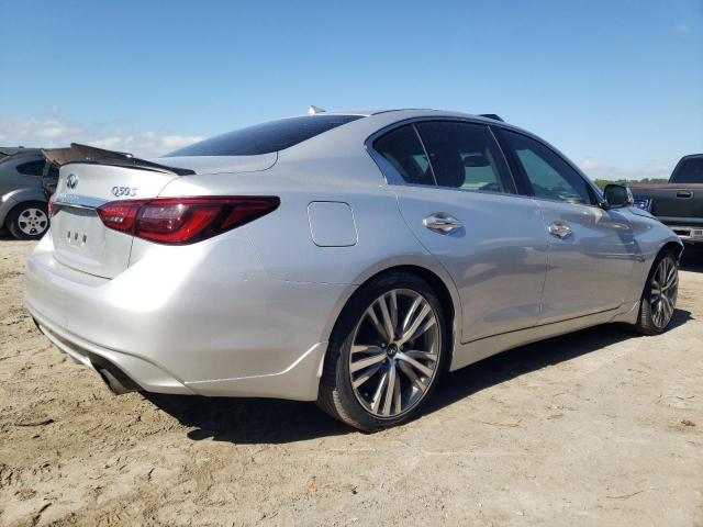 JN1EV7APXJM354942 - 2018 INFINITI Q50 LUXE SILVER photo 3