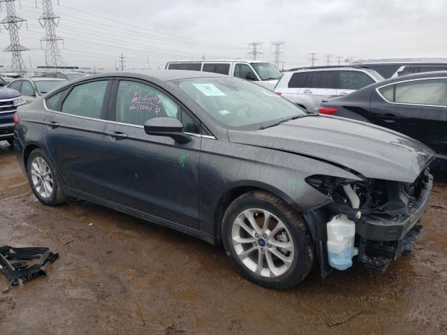 3FA6P0HD6LR178941 - 2020 FORD FUSION SE GRAY photo 4