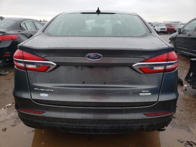 3FA6P0HD6LR178941 - 2020 FORD FUSION SE GRAY photo 6