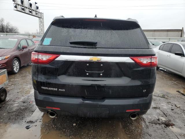 1GNEVGKW8LJ257351 - 2020 CHEVROLET TRAVERSE 4 LT BLACK photo 6