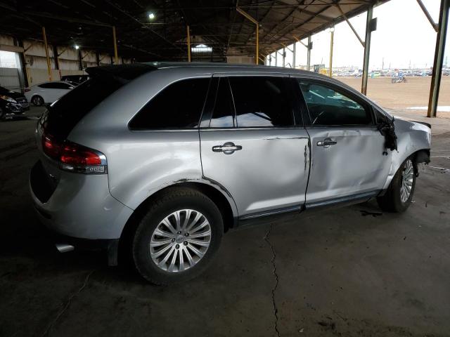 2LMDJ6JK7EBL04207 - 2014 LINCOLN MKX SILVER photo 3