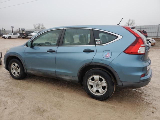 2HKRM3H31FH530601 - 2015 HONDA CR-V LX TEAL photo 2