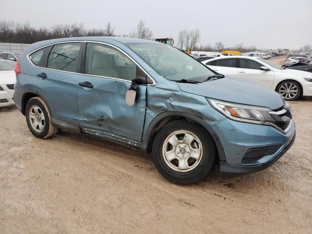 2HKRM3H31FH530601 - 2015 HONDA CR-V LX TEAL photo 4