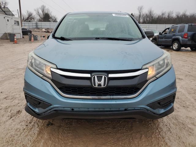 2HKRM3H31FH530601 - 2015 HONDA CR-V LX TEAL photo 5