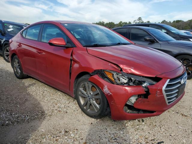 5NPD84LF7HH108275 - 2017 HYUNDAI ELANTRA SE RED photo 4