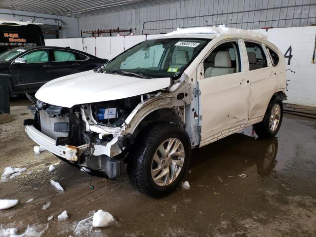 5J6RM4H5XFL111563 - 2015 HONDA CR-V EX WHITE photo 1