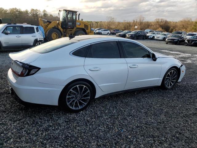 5NPEH4J21LH009397 - 2020 HYUNDAI SONATA LIMITED WHITE photo 3