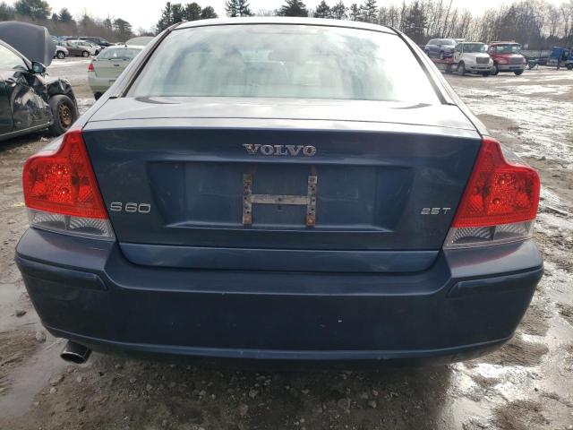 YV1RS592382677637 - 2008 VOLVO S60 2.5T BLUE photo 6