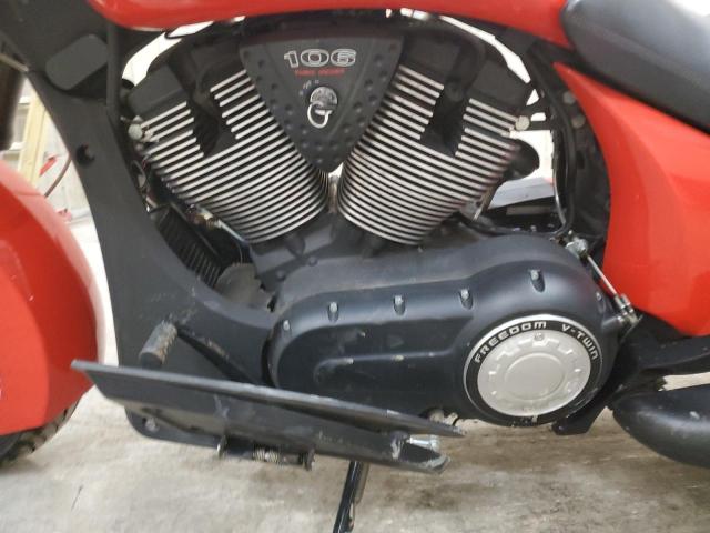 5VPDW36N4E3033594 - 2014 VICTORY MOTORCYCLES CROSS COUN أحمر صورة 7