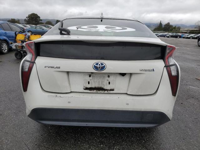 JTDKBRFU7H3056111 - 2017 TOYOTA PRIUS WHITE photo 6