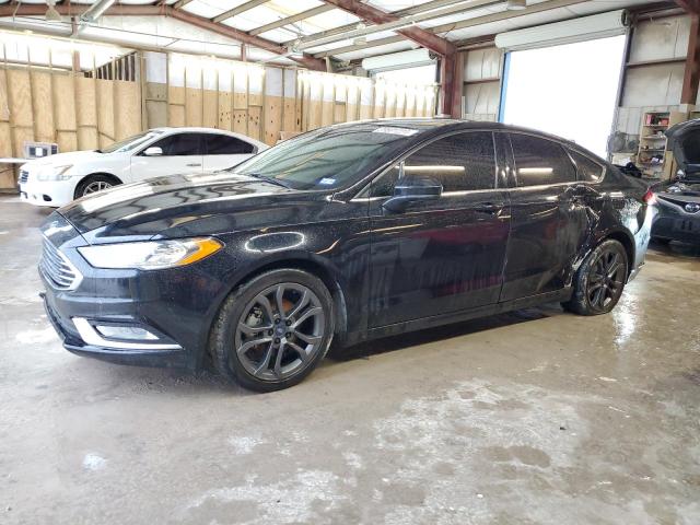 3FA6P0H78JR180469 - 2018 FORD FUSION SE BLACK photo 1