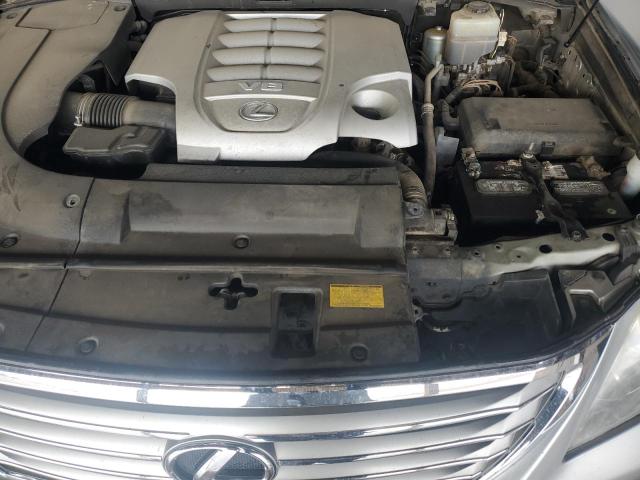 JTJHY00W384015268 - 2008 LEXUS LX 570 SILVER photo 11