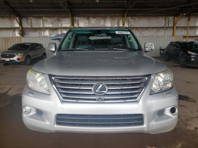 JTJHY00W384015268 - 2008 LEXUS LX 570 SILVER photo 5