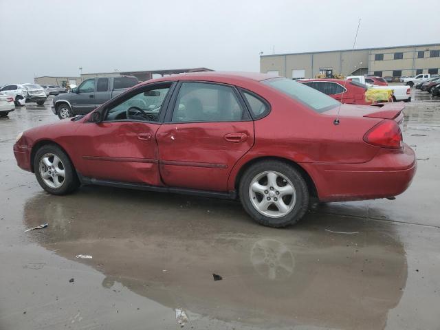 1FAFP55U9YA146438 - 2000 FORD TAURUS SES RED photo 2