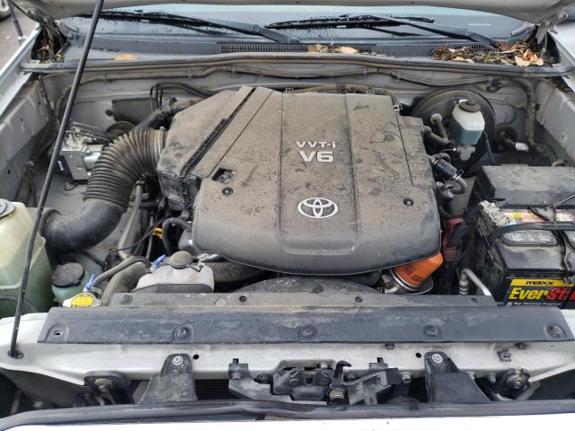 5TEJU62N57Z409741 - 2007 TOYOTA TACOMA DOUBLE CAB PRERUNNER SILVER photo 11