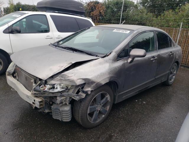 2HGFA1F63AH518501 - 2010 HONDA CIVIC LX-S GRAY photo 1