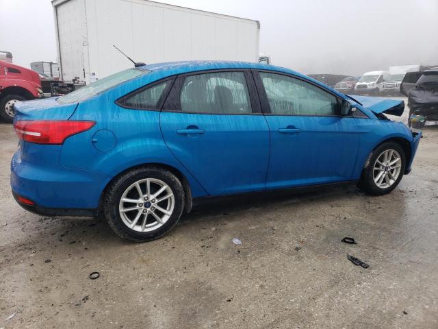 1FADP3F28GL244047 - 2016 FORD FOCUS SE BLUE photo 3