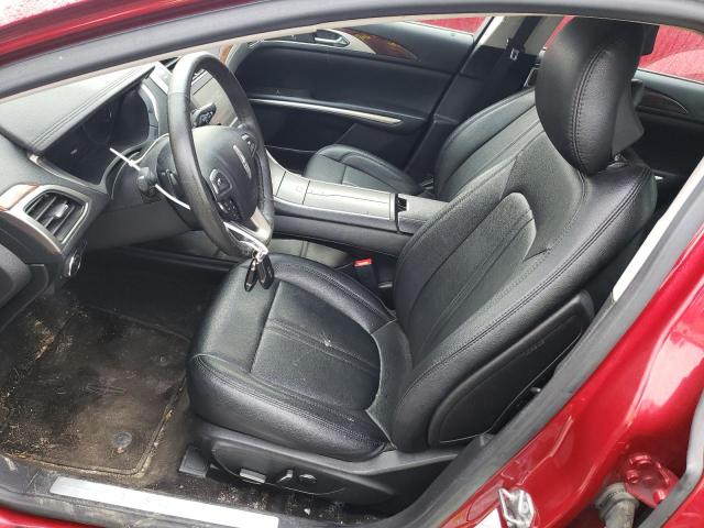 3LN6L2G97FR619152 - 2015 LINCOLN MKZ RED photo 7