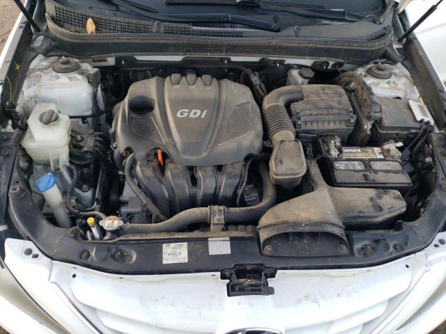 5NPEB4AC3EH821488 - 2014 HYUNDAI SONATA GLS WHITE photo 11