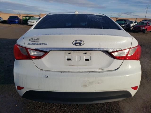 5NPEB4AC3EH821488 - 2014 HYUNDAI SONATA GLS WHITE photo 6