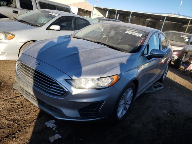 3FA6P0HD5LR229524 - 2020 FORD FUSION SE SILVER photo 1