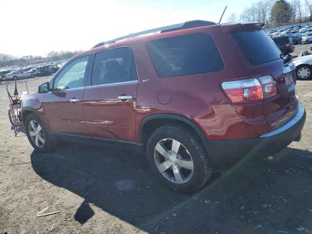 1GKKVSED7BJ306843 - 2011 GMC ACADIA SLT-2 RED photo 2