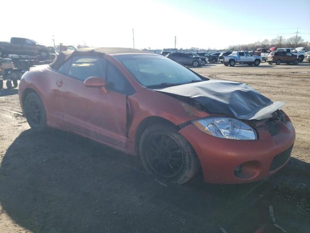 4A3AL25FX7E001171 - 2007 MITSUBISHI ECLIPSE SPYDER GS ORANGE photo 4