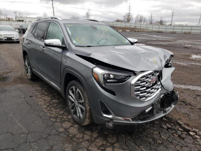 3GKALXEX4JL357037 - 2018 GMC TERRAIN DENALI GRAY photo 1