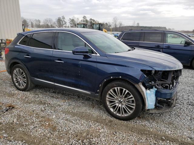 2LMPJ6LR2HBL16356 - 2017 LINCOLN MKX RESERVE BLUE photo 4