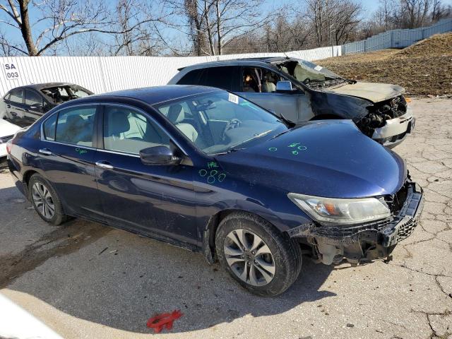 1HGCR2F36FA139117 - 2015 HONDA ACCORD LX BLUE photo 4