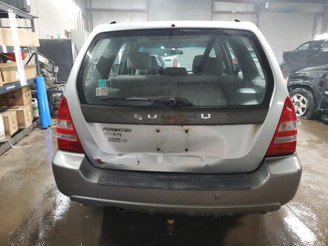 JF1SG65663H742452 - 2003 SUBARU FORESTER 2.5XS SILVER photo 6